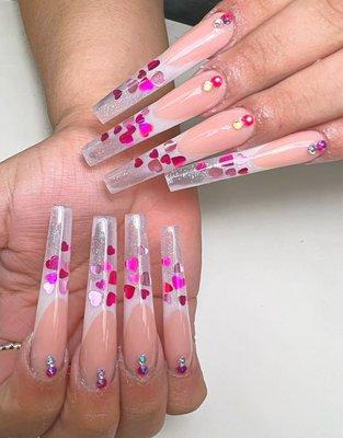 Love nail set NailsbyTracy91