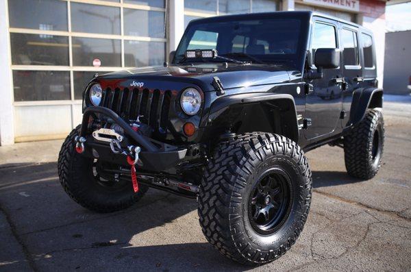 Jeep Wrangler after the 2Bros Treatment.