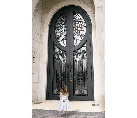 The beauty & elegance of Donatello Wrought Iron Doors is what separates us from the competition. #DonatelloDifference