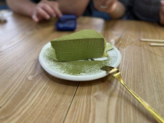 Matcha layer cake