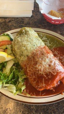 wet burrito with carne!