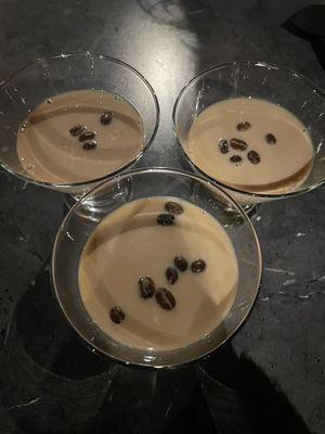 Espresso martinis..