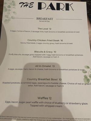 6 items on breakfast menu and still can't get it right!