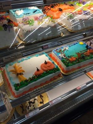 fun halloween cakes at the bakery