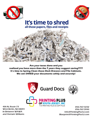 Shred all those files you don't need