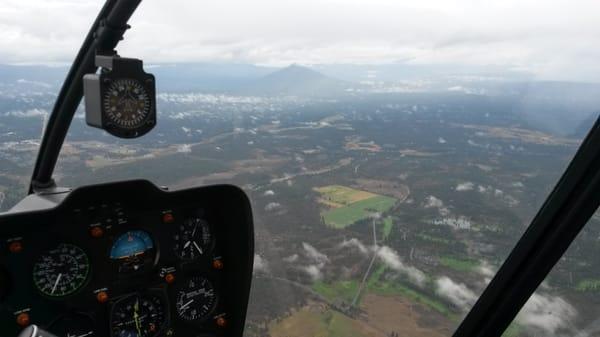 Bend, Oregon from above.