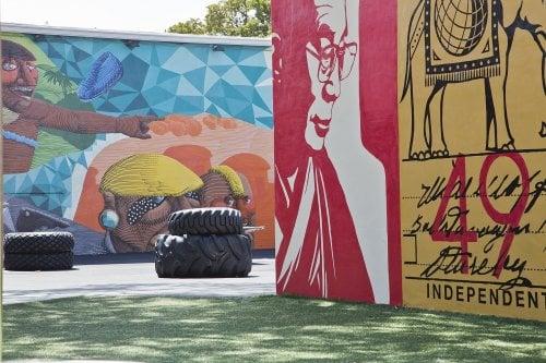 Wynwood walls, a popular stop on the tour