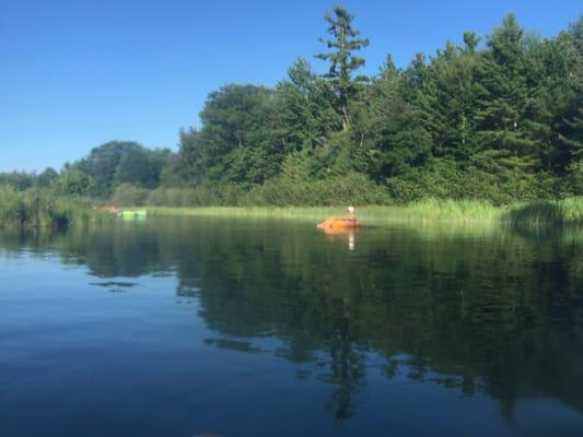 Floating on the Platte River