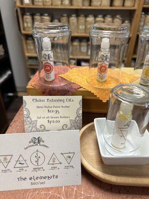 Chakra balancing oils