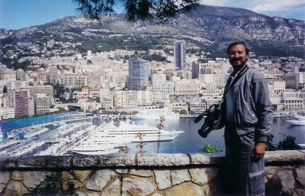 John on location in Monte Casino.