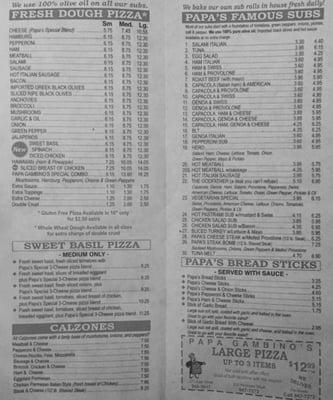 MENU - Side 2