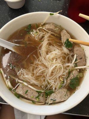 P3. Beef Meatball Noodle Soup