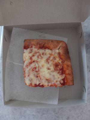 Look at the SIZE of this slice compared to the box!