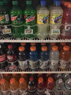 Some of our soda selections