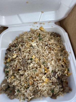 Beef fried rice