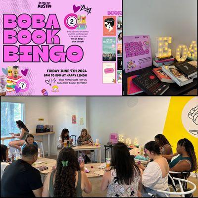 @eatingoutaustin Boba Book Bingo Event at Happy Lemon