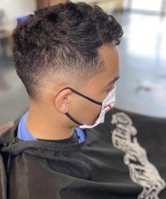 Burst skin fade