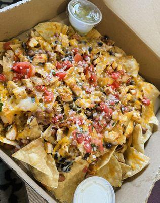 Nachos Grande w. Chicken