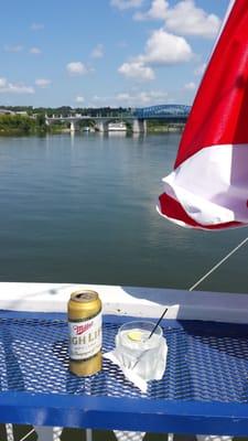 The view from the 3rd Deck BB on a beautiful Chattanooga afternoon.