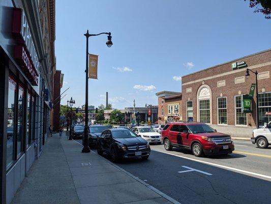 View of downtown facing Peabody Square