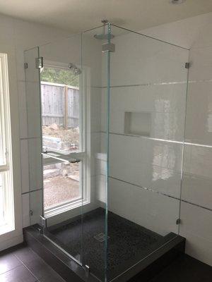 Custom Shower Door.