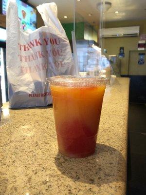 Strawberry mango sea moss drink