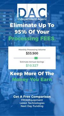 Payment Processing Improved Standard processing plus our new Cash Discount Processing (No Fees To You).