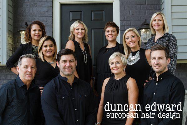 Greeting from the team at Duncan Edward European Hair Design