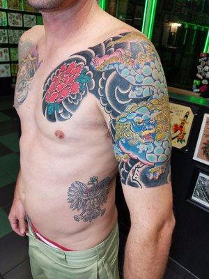 Japanese half sleeve by Jeff