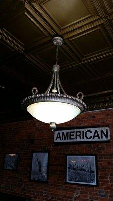 Looks like an original light fixture as well.