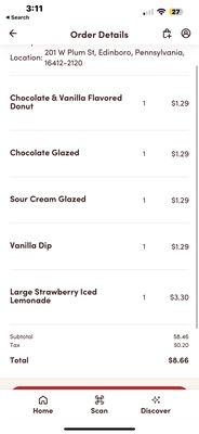 My order