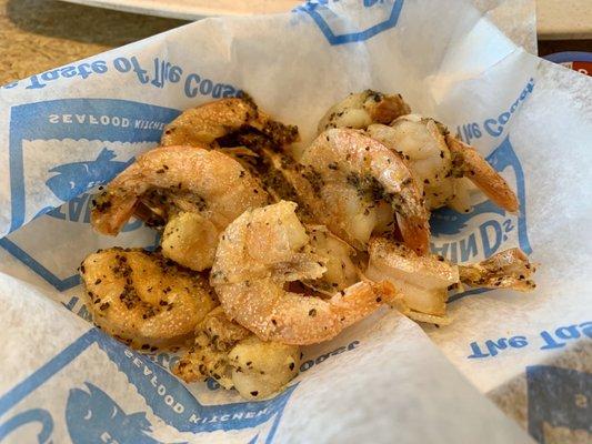 Lemon pepper shrimp