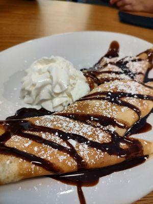 Banana and Nutella crepe