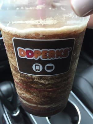 I just got this coffee coolatta. Now I'm not sure what this is supposed to be but it is terrible.