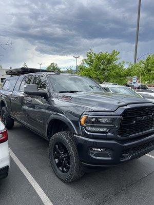 New leveling kit, full clear bra, and ceramic tint