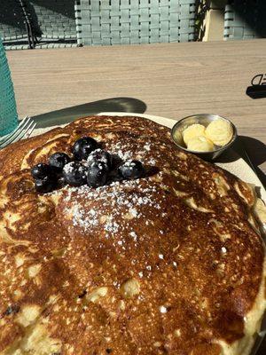 Delicious blueberry pancakes