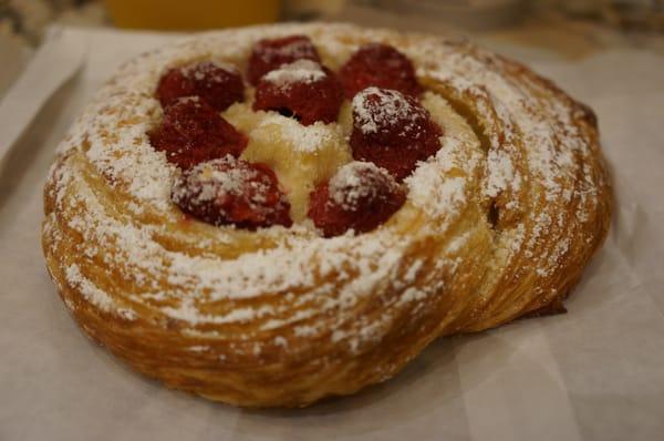 Raspberry Nutella Danish