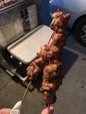 Chicken skewers