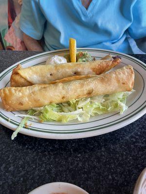 Beef flautas