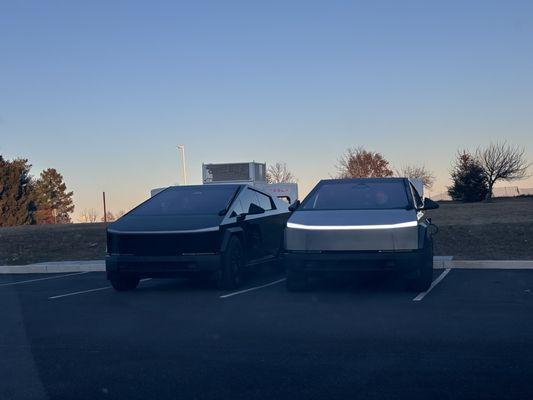 Tesla charging stations