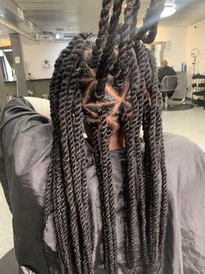 Customized Cuban twist style