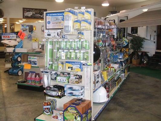 We carry a large inventory of RV parts!