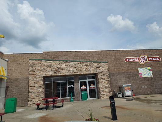 This Subway is inside JJ's Travel Plaza - a truck stop