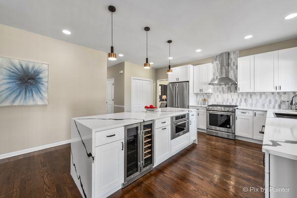 Kitchen Remodeling, Hardwood floor Refinishing