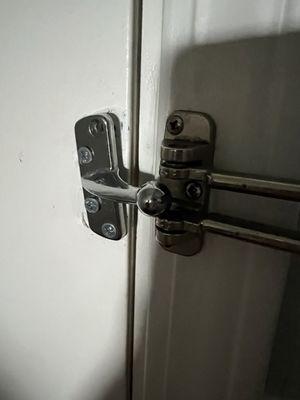 Broken safety latch