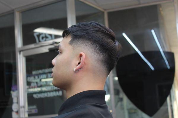 High drop fade