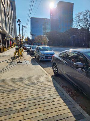 Side street parking