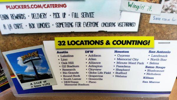 Pluckers Locations For That Bucket List Trip!