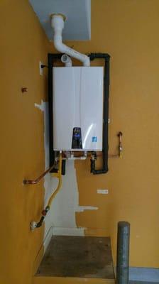 Navien tankless water heater installation