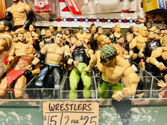 Wrestling figures